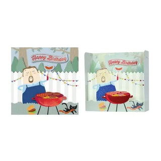 Artwrap / Barbequebirthdaycard-paperpopupcard / Gift Card