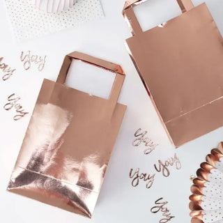 Ginger Ray | Rose Gold Party Bags | Rose Gold Party Supplies