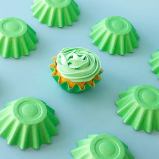 Pastel Green Bloom Cupcake Baking Cups | Mint Green Party Supplies NZ