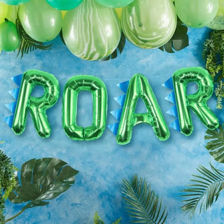 Ginger Ray / Ginger-ray-dinosaur-party-roar-balloon-banner / Bunting and Garland
