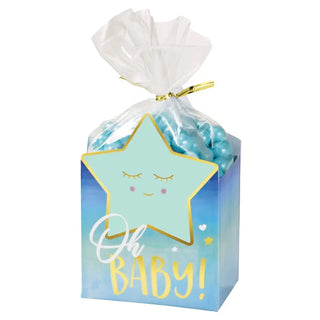 Oh Baby Boy Favour Box Kit | Boy Baby Shower Supplies NZ