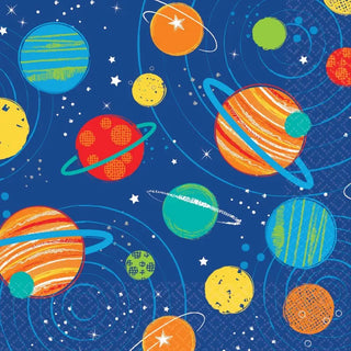 Blast Off Birthday Napkins | Space Party Supplies NZ