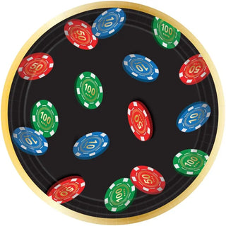 Casino plates | Casino party