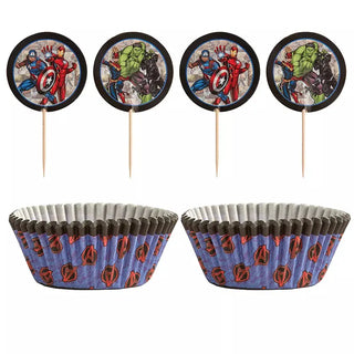 Marvel Avengers Powers Unite Cupcake Kit | Avengers Party Supplies NZ