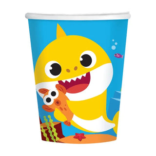 Amscan | baby shark cups pack of 8 | Baby Shark party supplies NZ