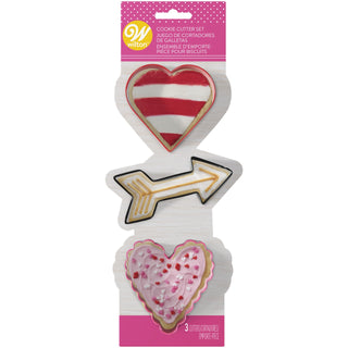 Valentines Day Baking | Valentines Cookie Cutters | Cookie Cutter Set | Wilton Baking Supplies | Wilton Cookie Cutter Set 