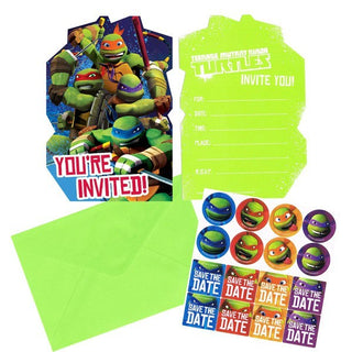 Teenage Mutant Ninja Turtles Party | Teenage Mutant Ninja Turtles Party Invitations | TMNT Party Supplies 