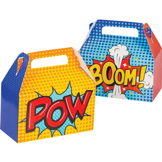 Creative converting | superhero party treat boxes | superhero party supplies 