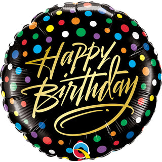 Happy Birthday Dots Balloon | Birthday Balloons Wellington