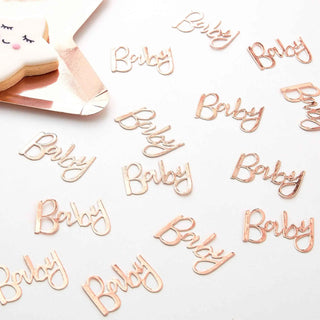 Ginger Ray | Rose Gold Baby Confetti | Baby Shower Supplies