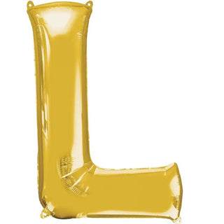 Anagram Gold Jumbo Letter Foil Balloon - L
