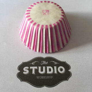 Pink Stripe Cupcake Papers | Cupcake themes and supplies