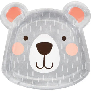 Little Bear Plates | Bear Party Supplies NZ
