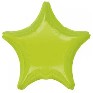 Kiwi Green Star Foil Balloon | Space Party Theme & Supplies | Anagram