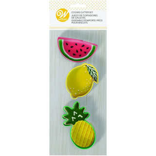 Wilton | Fruit Cookie Cutter Set | Luau Party Supplies