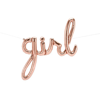 Girl Balloon Banner | Baby Shower Supplies