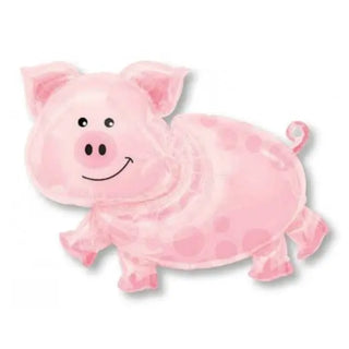 Anagram | Pig SuperShape Foil Balloon | Farmyard Party Theme & Supplies |