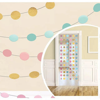 Pastel Glitter String Decorations | Pastel Party Supplies