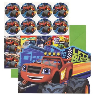 Blaze & the Monster Machines Invites | Blaze & the Monster Machines Party