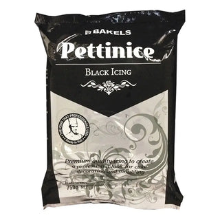 Pettinice Black Fondant Icing - 750g