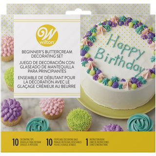 Wilton Buttercream Decorating Set | Piping Bags and Tips Set | Wilton Baking Supplies | Begginer Baking Supplies 