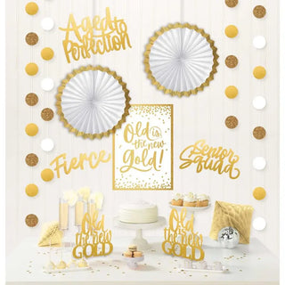 golden decorations | golden party