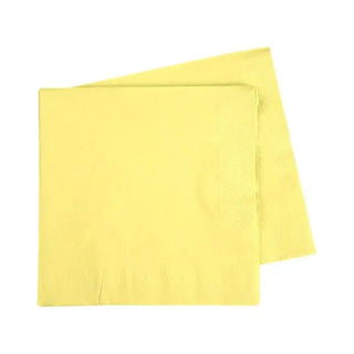 Five Star | Pastel Yellow Lunch Napkins | Pastel Party Supplies