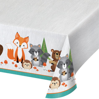 Woodland Animals Tablecover | Woodland Party Supplies