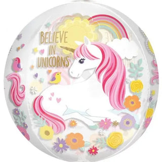 Magical Unicorn Orbz Balloon | Unicorn Party Theme & Supplies | Anagram