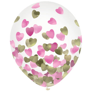 Valentines Balloons | Heart Balloons | Confetti Balloons | Latex Balloons 