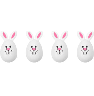 Fillable Bunny Easter Egg - 4 Pkt