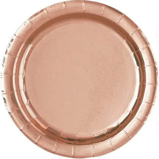 Rose Gold Plates - Lunch | Rose Gold Party Supplies NZ