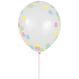 Pretty Pastels Confetti Balloons | Pastel Party Supplies NZ
