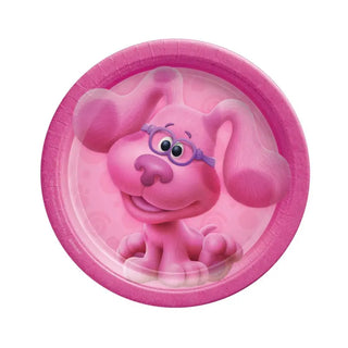 Amscan | Blue's Clues Magenta Lunch Plates | Blue's Clues Party Supplies NZ