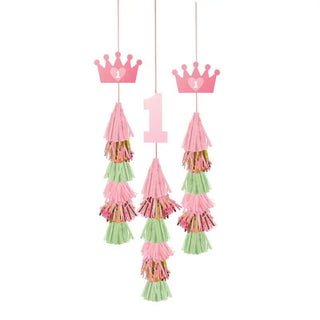 1st Birthday Girl Tassel Decorations | Girls 1st Birthday Party Supplies