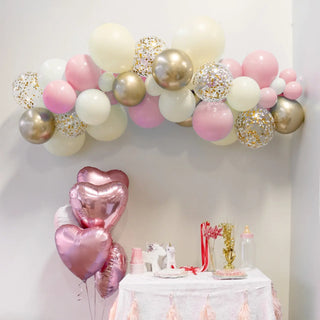 Baby Pink Balloon Garland by Pop Balloons