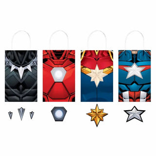 Marvel Avengers Powers Unite Paper with Handles Treat Bag Kit  