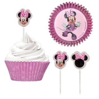 Minnie Mouse Forever Cupcake Kit | Minnie Mouse Party Supplies