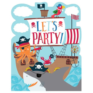 Ahoy Birthday Invitations | Pirate Party Supplies NZ
