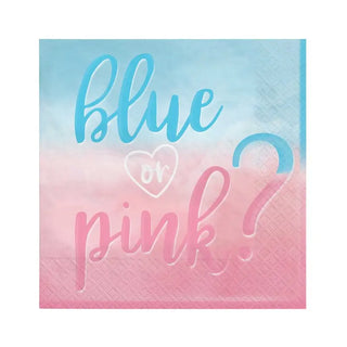 Gender Reveal | Baby Shower | Boy or Girl | Napkins