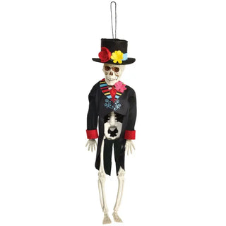 Day Of The Dead Skeleton Groom Hanging Decoration