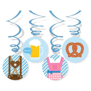 amscan | oktoberfest hanging swirl decoration | oktoberfest party supplies