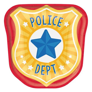 First Responders Police Badge Plates | First Responders Party Supplies