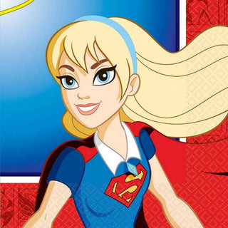 Super Hero Girls Beverage Napkins | Superhero Girls Party Supplies