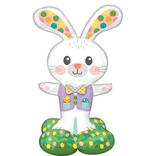 Spotted Easter Bunny AirLoonz Air-Fill Balloon | Easter Decorations NZ