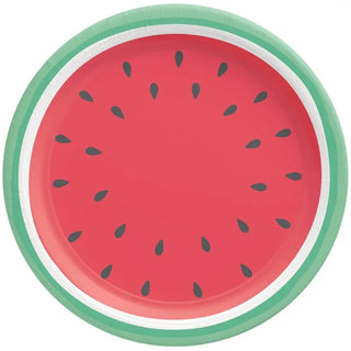 Watermelon Plates | Watermelon Party | Fruit Party | Tutti Frutti Summer Party 