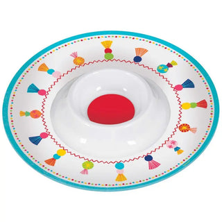 Fiesta Melamine Chip and Dip Bowl 