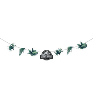 Amscan | jurassic world leaves garland | jurassic world party supplies NZ