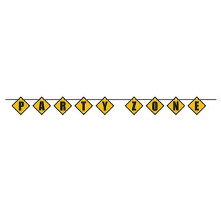 Construction Sign Party Zone Banner | Construction Party Theme & Supplies | Unique