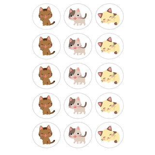 Cat Edible Cupcake Images | Cat Party Supplies